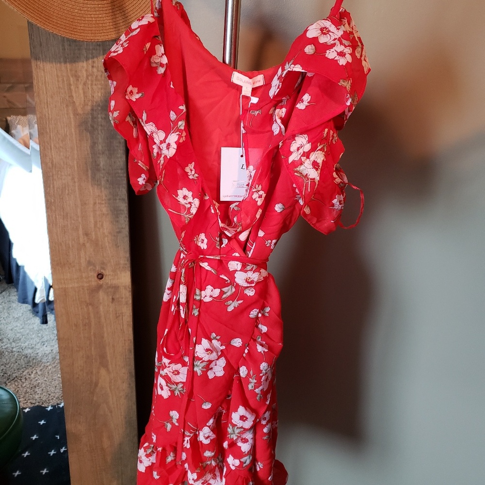 Floral Wrap Dress